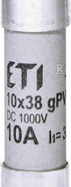 WKŁADKA CYLIND.CH10X38 GPV 10A/1000V DC