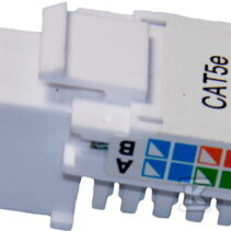 MODUŁ KEYSTONE CAT5E RJ45 BIAŁY