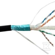 KABEL F/UTP KAT.6A ZEW. ŻEL. 500M