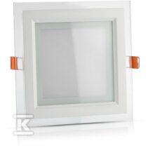 DOWNLIGHT VT-1202G SQ 12W 6400K KWADR.