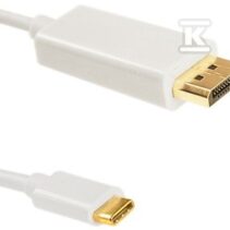 PRZEWÓD USB 3.1C/DISPLAYPORT 1M