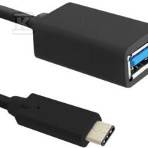 KABEL USB 3.1C MĘSKI USB 3.0A ŻEŃ 0.2