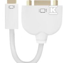 ADAPTER MINI DVI MĘSKA VGA ŻEŃSKA 0.1