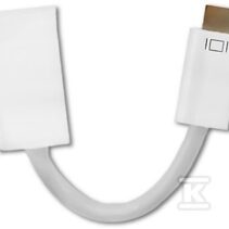 ADAPTER MINI DVI MĘSKA HDMI ŻEŃSKA 0.