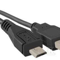 KABEL USB A MĘSKI MICRO USB B MĘSKI 1M