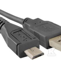 KABEL USB A MĘSKI MICRO USB B MĘSKI 1.