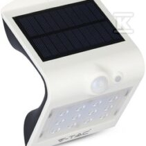 KINKIET SOLARNY LED VT-767-2 BIAŁY