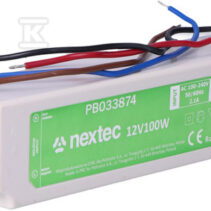 ZASILACZ LED IP67 / 12V / 8