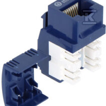 GNIAZDO UTP RJ45 KAT.5E KEYSTONE NIEBIES