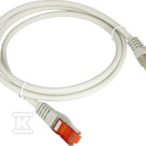 PATCH-CORD F/UTP KAT.5E PVC 0.25M SZARY