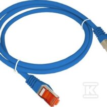 PATCH-CORD F/UTP KAT.6 PVC 1.0M NIEBIESK