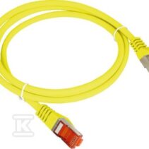 PATCH-CORD F/UTP KAT.6 PVC 0.25M ŻÓŁT