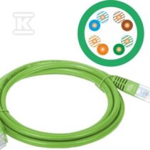 PATCH-CORD U/UTP KAT.5E PVC 5.0M ZIELONY