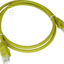 PATCH-CORD U/UTP KAT.5E PVC 0.25M ŻÓŁ