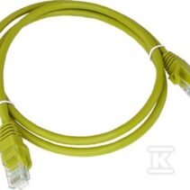 PATCH-CORD U/UTP KAT.6 PVC 0.5M ŻÓŁTY