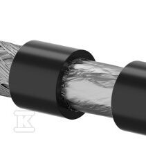 KABEL TRISHIELD OUTDOOR RG6 PE FCA 500M