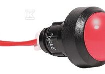 LAM.FI20 CZER.230V AC/DC LED SYGNALIZACY