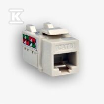 GNIAZDO UTP RJ45 KAT.6 KEYSTONE BIAŁY