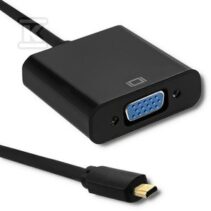 ADAPTER MICRO HDMI D MĘSKI VGA ŻEŃSKI