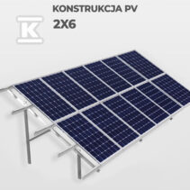 KONSTRUKCJA W-V2G2-25° 6KW PANEL 500W