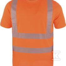 T-SHIRT HI-VI (FLUO) POMARAŃCZOWY M