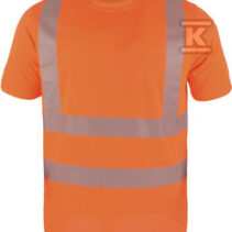 T-SHIRT HI-VI (FLUO) POMARAŃCZOWY L