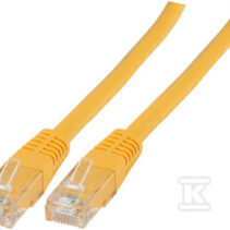 PATCHCORD RJ45 U/UTP 6 PVC CCA ŻÓŁ 3