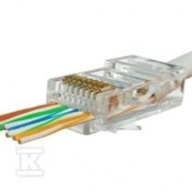 WTYK RJ45 6 UTP PRZELOTOWY OP. 100SZT.